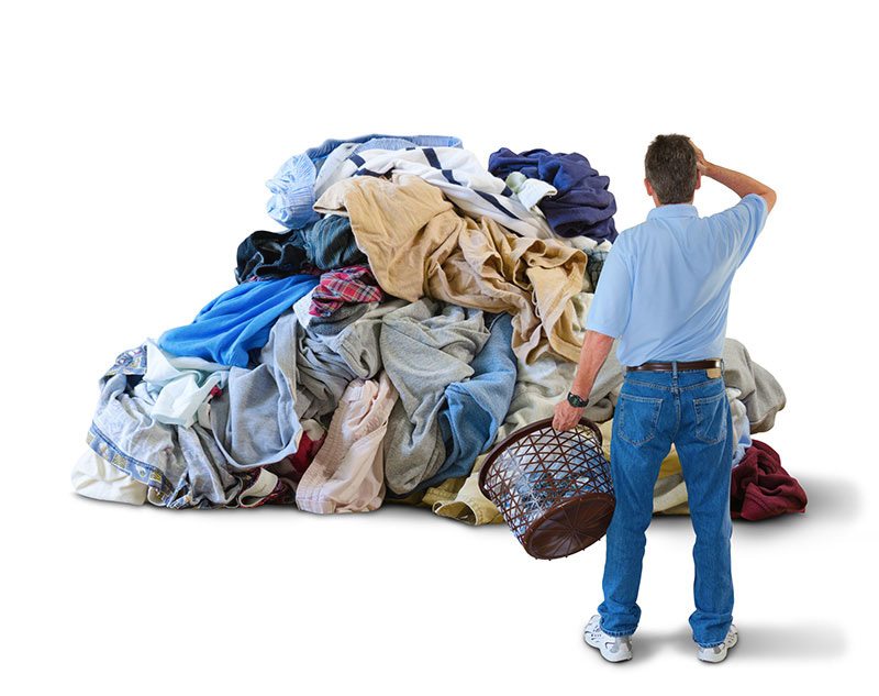 washing clothes